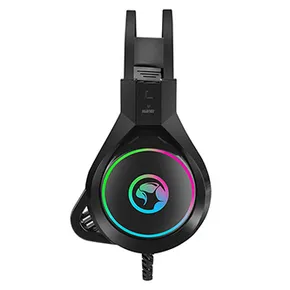 Marvo HG8901, Kophörer mit Mikrofon, Lautstärkeregelung, schwarz, USB
